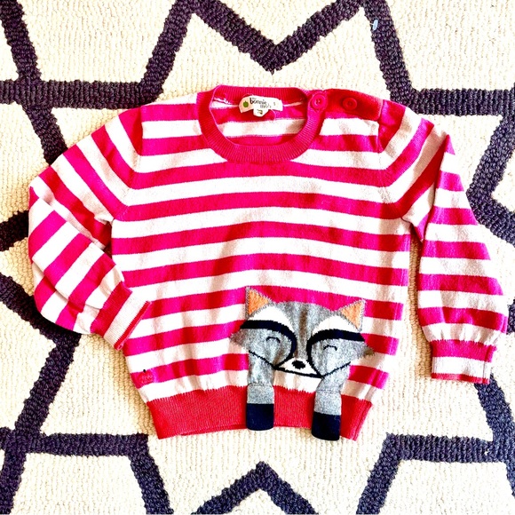 Bonnie Mob Toddler Raccoon Sweater 18-24 Month - Picture 1 of 7